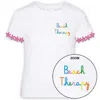 Mc2 Saint Barth T-shirt Woman  - Emilie Beach Therapy01n Seastar Emb - N.d. In White