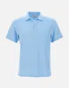 Mc2 Saint Barth Aqua Green Cotton Terry Polo