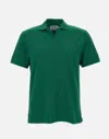 Mc2 Saint Barth Emerald Green Charles Polo In Green