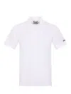 Mc2 Saint Barth Jeremy Cotton Terry Polo Shirt In White