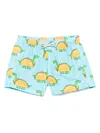 Mc2 Saint Barth Tacosauro-print Swim Shorts In Blue