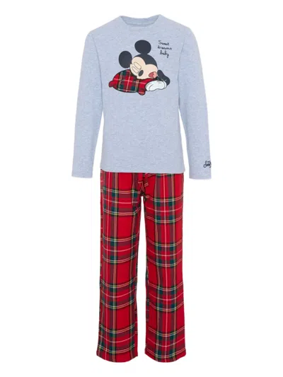 MC2 SAINT BARTH TARTAN GRAPHIC PYJAMA (SET OF TWO)