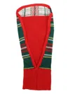 Mc2 Saint Barth Tartan-jacquard Dog Sweater In White