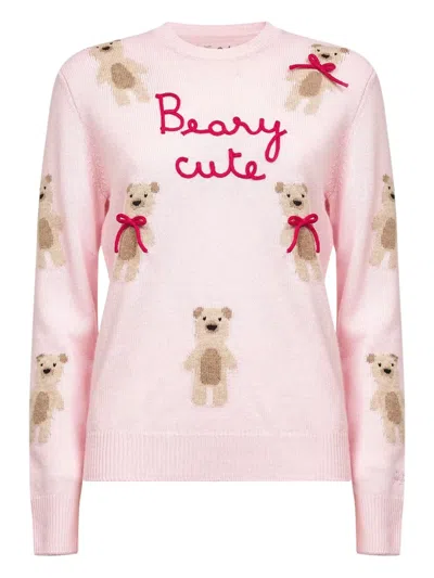 MC2 SAINT BARTH TEDDY-DETAIL CREW-NECK SWEATER