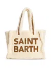 Mc2 Saint Barth Teddy Logo Maxi Colette Bag In Neutral