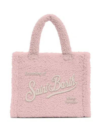 Mc2 Saint Barth Teddy Mini Vanity Clutch Bag In Pink