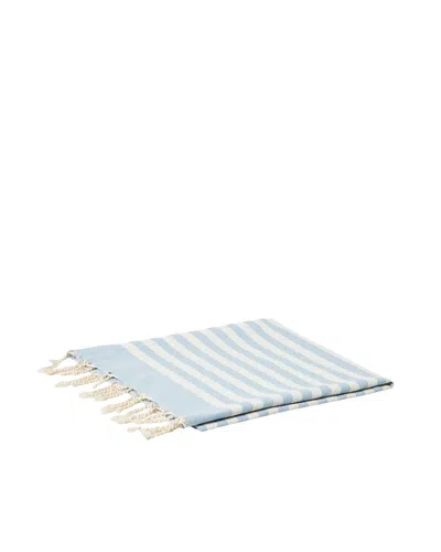 Mc2 Saint Barth Telo Mare Foutas Light Blue In Multi