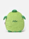 Mc2 Saint Barth Terry Backpack With Turtle Shape In Green