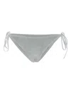 Mc2 Saint Barth Grey Marielle Lurex Swim Briefs In Gray