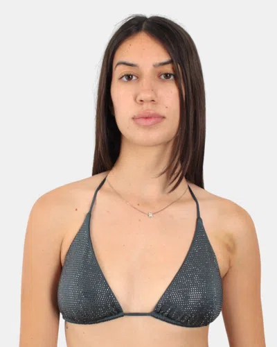 Mc2 Saint Barth Thin Adjustable Bikini Top - Shiny Rhinestones 16h