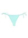 Mc2 Saint Barth Tie-fastening Bikini Briefs In Blue