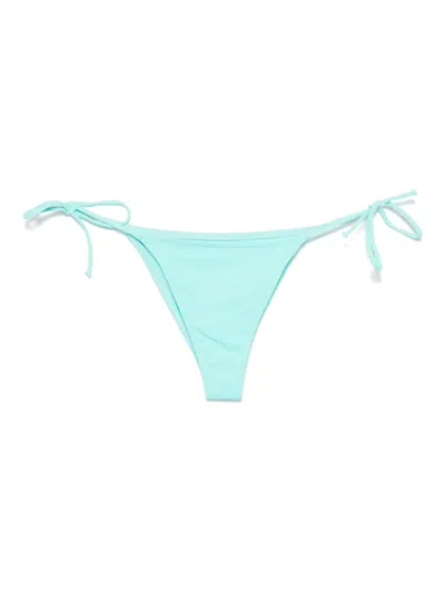 Mc2 Saint Barth Tie-fastening Bikini Briefs In Blue