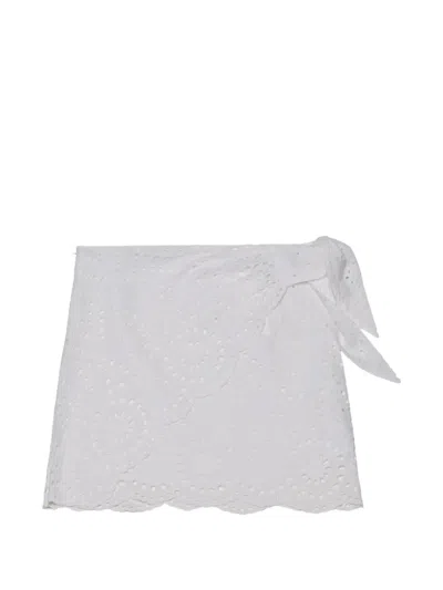 Mc2 Saint Barth Tie-fastening Shorts In White