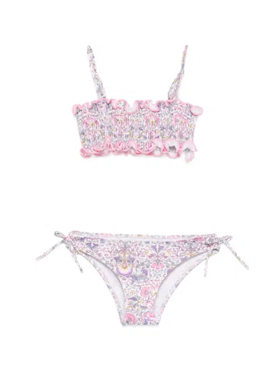 Mc2 Saint Barth Kids' Tilly Bikini In Pink