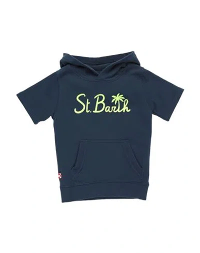 Mc2 Saint Barth Babies'  Toddler Boy Sweatshirt Navy Blue Size 6 Cotton