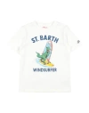 Mc2 Saint Barth Toddler Boy T-shirt White Size 6 Cotton In White