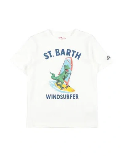 Mc2 Saint Barth Babies'  Toddler Boy T-shirt White Size 6 Cotton