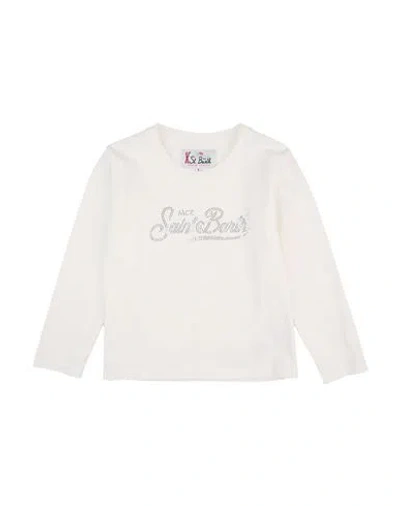 Mc2 Saint Barth Babies'  Toddler Girl T-shirt White Size 6 Cotton In Neutral