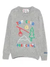 Mc2 Saint Barth Too Cold For School Sweater In Gray