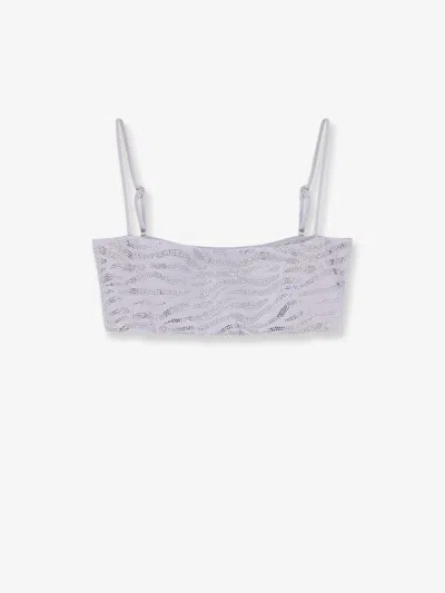 Mc2 Saint Barth Athena Bikini Top With Rhinestones