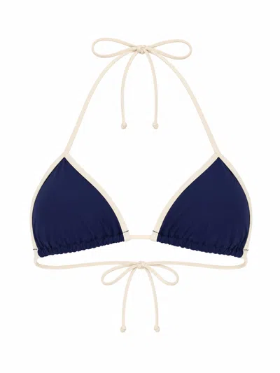 Mc2 Saint Barth Top Bikini "leah" In Blue