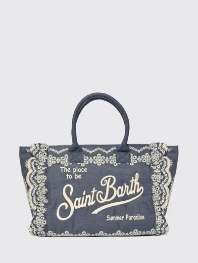 Mc2 Saint Barth Tote Bag Woman In Blue