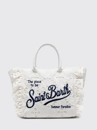 Mc2 Saint Barth Tote Bag Woman In White