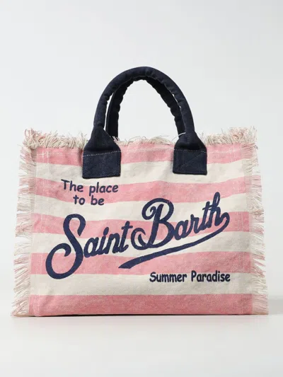 Mc2 Saint Barth Tote Bags  Woman Color Pink In Green
