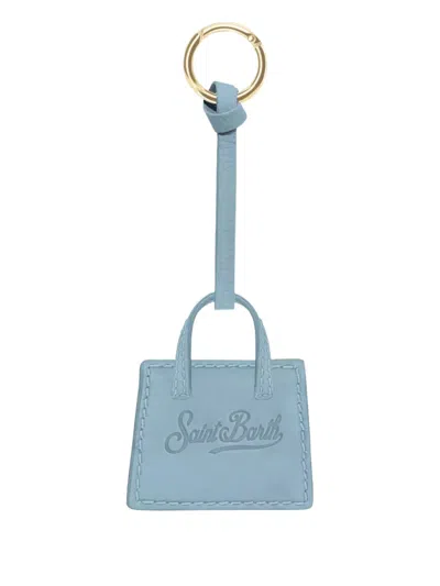 Mc2 Saint Barth Tote-charm Keyring In Blue