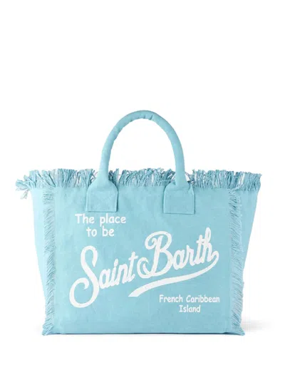 Mc2 Saint Barth Tote In Light Blue