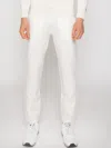 Mc2 Saint Barth Track Knitted Sweatpants With Pockets In White