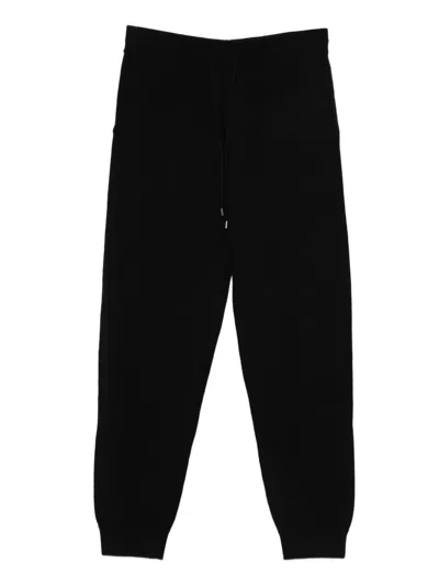 Mc2 Saint Barth Trafalgar Drawstring Track Pants In Black