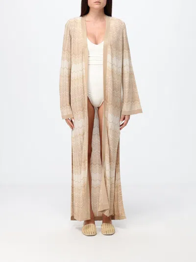 Mc2 Saint Barth Sweater Woman Color Beige In Brown