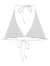 Mc2 Saint Barth Triangle-cup Bikini Top In Gray