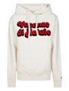 Mc2 Saint Barth Tribeca Appliqué Hoodie In White