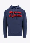 Mc2 Saint Barth Tribeca Hooded Sweatshirt In Blue