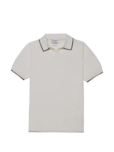 Mc2 Saint Barth Trimmed T-shirt In Multi
