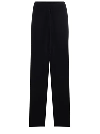 Mc2 Saint Barth Trousers In Black