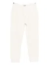 Mc2 Saint Barth Bolt Drawstring Trousers In Neutral