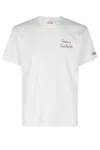 Mc2 Saint Barth Portofino T-shirt With Embroidery In White