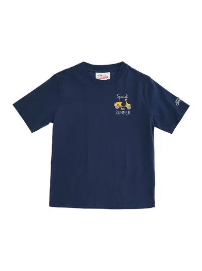 Mc2 Saint Barth Kids' Tshirt Boy In Blu