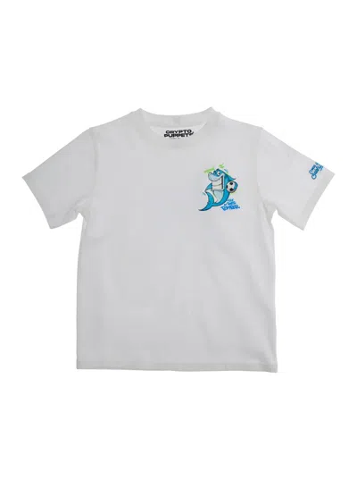 Mc2 Saint Barth Kids' Tshirt Boy In White
