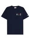 Mc2 Saint Barth T-shirt Con Ricamo In Blue
