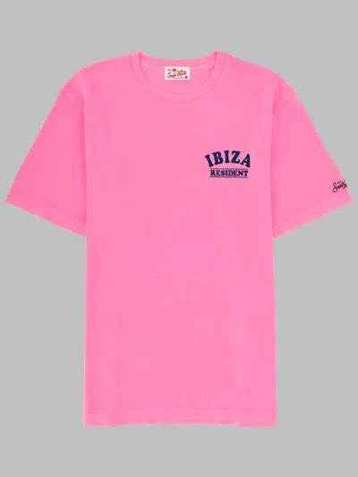 Mc2 Saint Barth T-shirt Con Stampa In Pink