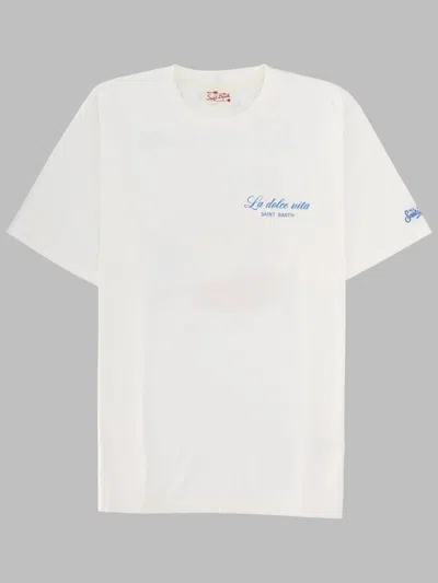 Mc2 Saint Barth T-shirt Con Stampa In White