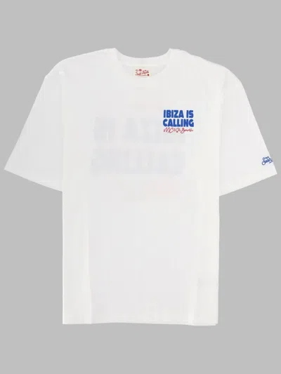 Mc2 Saint Barth T-shirt Con Stampa In White