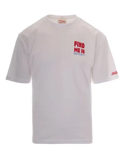 Mc2 Saint Barth Graphic-print T-shirt In White