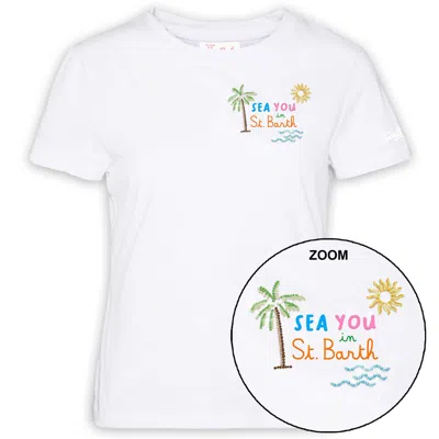 Mc2 Saint Barth T-shirt Emi0001-03724l In White