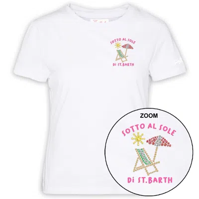 Mc2 Saint Barth T-shirt Emi0001-03739l In White