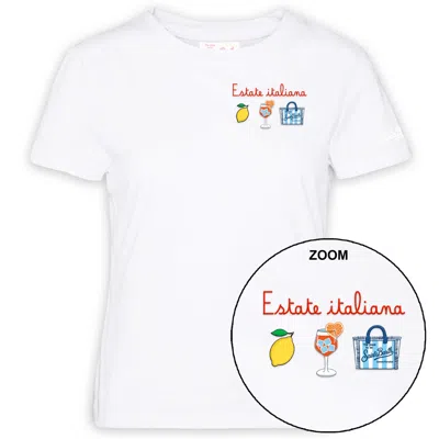 Mc2 Saint Barth T-shirt Emi0001-09757l In White